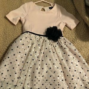 Zunie pink Polka Dot Dress🌸